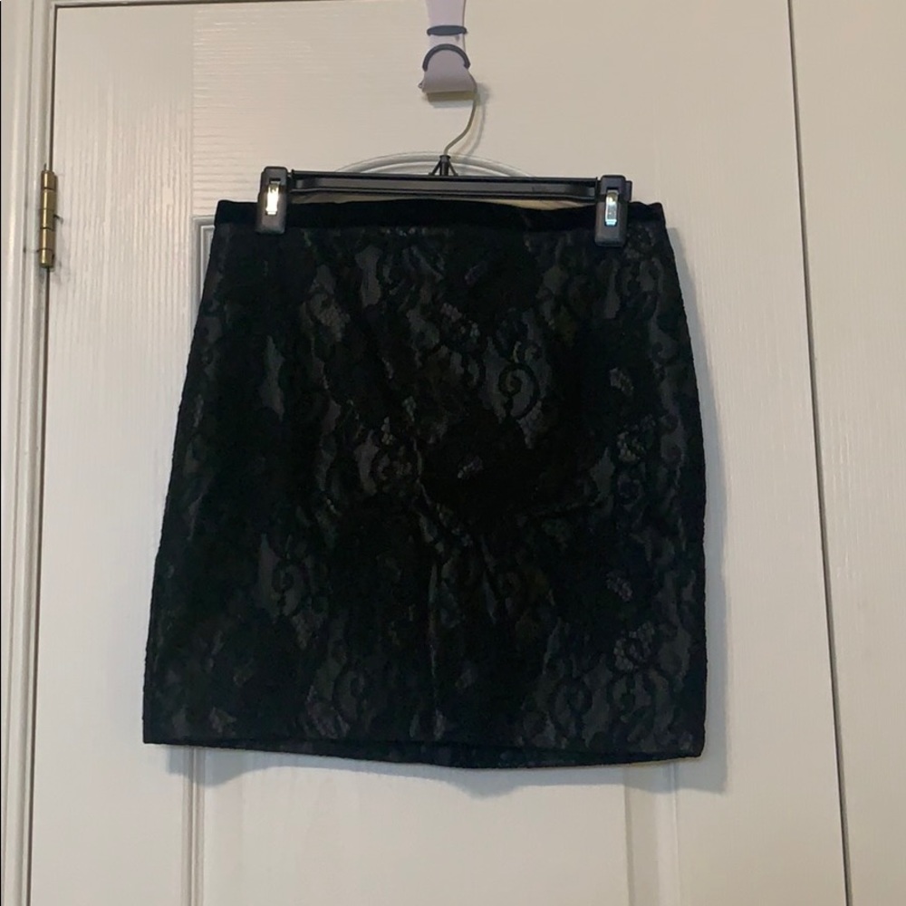 Brand new tags on. Zara lace/velvet skirt